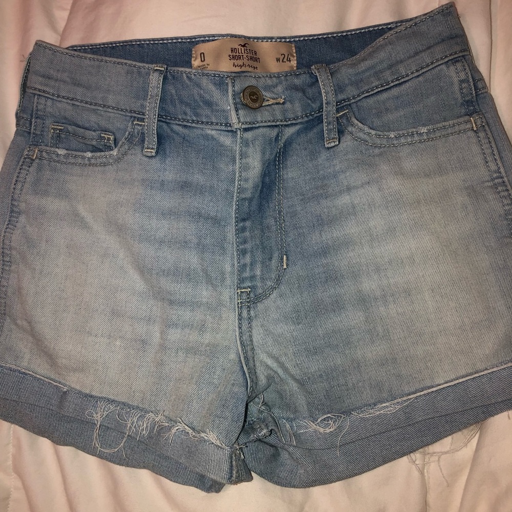hollister high waisted shorts